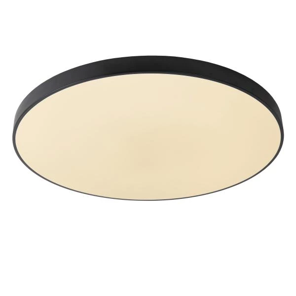 Lucide UNAR - Flush ceiling light - Ø 80 cm- LED 3 StepDim - 1x80W 2700K - Black - detail 1